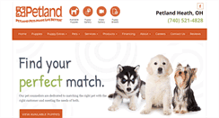 Desktop Screenshot of petlandheath.com