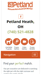 Mobile Screenshot of petlandheath.com